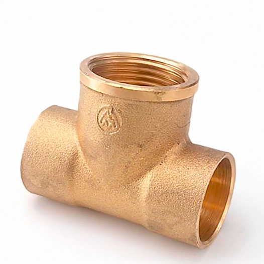 té femelle 130 1/2 x 18 mm laiton