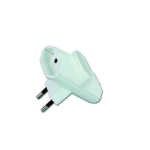 fiche triple 2p 10a 250v côté blanc (sous film rétractable)