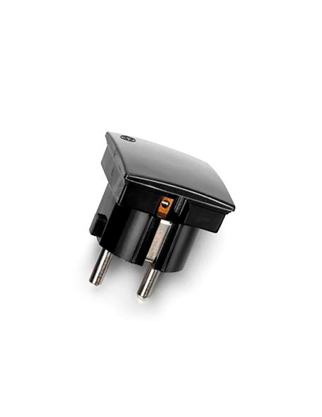 Fiche 2P+T Latérale Noire Prise électrique latérale compacte - BF