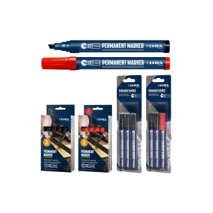 marqueur multi-usages désignation 3 marqueurs (2 noirs + 1 rouge)