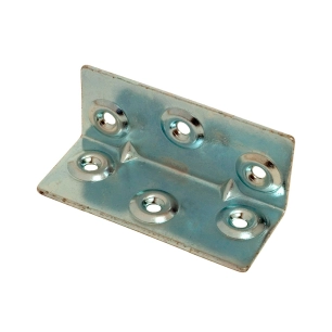 angle de renfort an09 zingué 40 x 40 x 90 mm