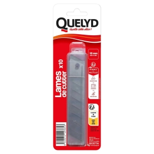 lames de cutter 18 mm étui de 10 - quelyd