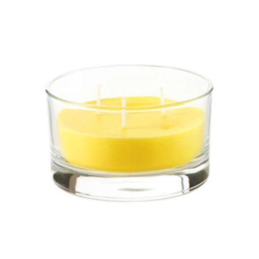bougie citronnelle verre 3 mèches - devineau