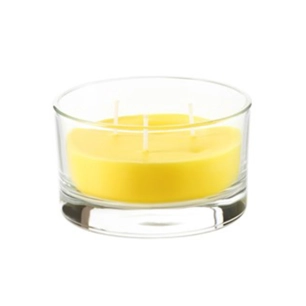 bougie citronnelle verre 3 mèches - devineau