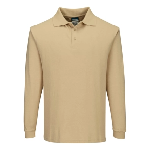 polo manches longues modaflame - taille s - bronze - portwest