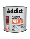Peinture Fer 0.5 litre Rouge basque - ADDICT