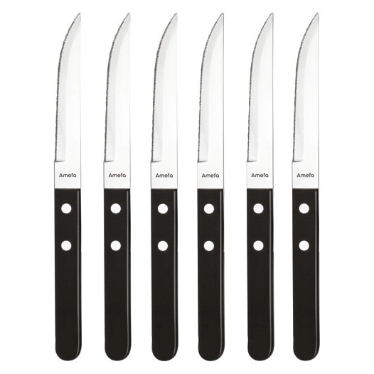 coff.magnet 6 ctx steak pizza 20 noir - amefa