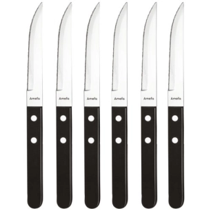 coff.magnet 6 ctx steak pizza 20 noir - amefa