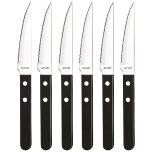 coff magnet 6 ctx steak pizza noir - amefa