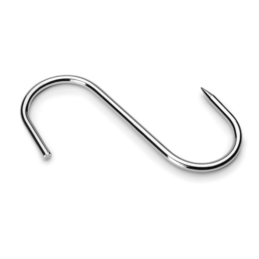 crochets de boucher inox 12 cm 2poin.6pc - lacor ld