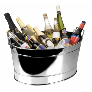 seau a champagne ovale â€“ 27l â€“ 53 x 38 cm - lacor ld