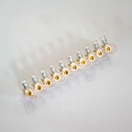 bande store transparente 10 pôles 10 mm²