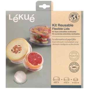 couvercle extensible silicone lot/3 (11.5+15+20cm) - brabantia international bv