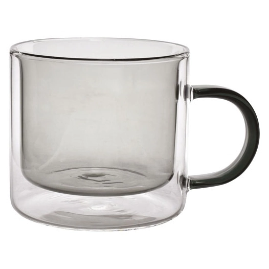 liv set de 2 chope 27cl double paroi gris - fine dining living
