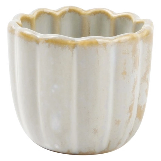 lotus coquetier 4,5xh4cm nuance white - fine dining living