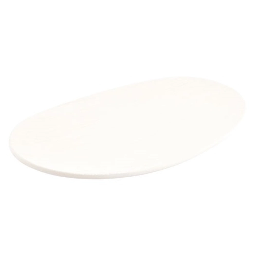 vico plat dã‰coratif 38,5x3,5cm beige - fine dining living