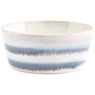 4 stripes bol 13xh5,5cm bleu - fine dining living