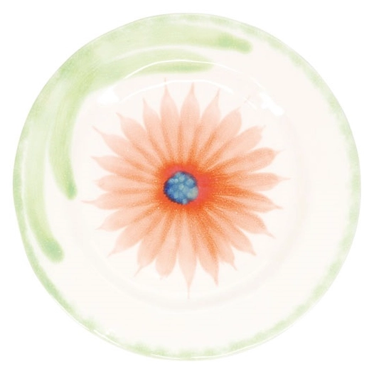 6 fleur assiette plate 27,5cm - fine dining living