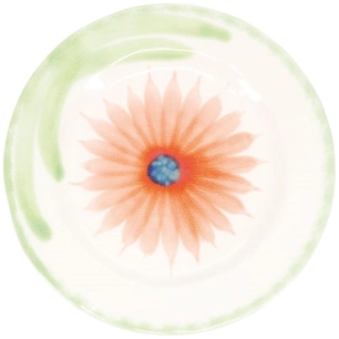 6 fleur assiette plate 27,5cm - fine dining living