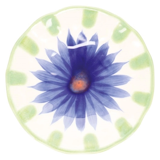 6 fleur assiette plate 20cm - fine dining living