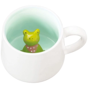 4 mug miam bleu avec grenouille 3d - amefa medard de noblat
