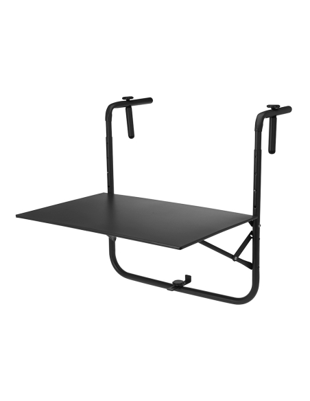 table pliante pour balcon couleur: gris foncé 60x43cm