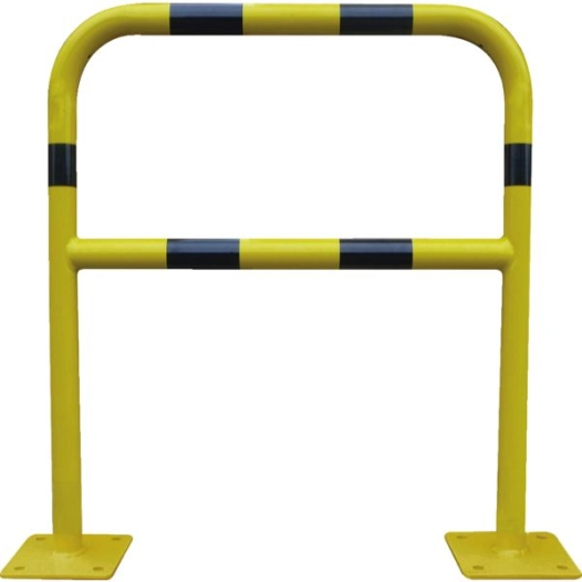 Barriere De Securite A Platineh 1m Ø 40 Mm 1000x1000 Jaune