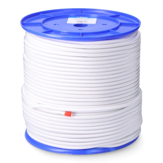cordon élastique en polyester blanc 6 mm x 200 m