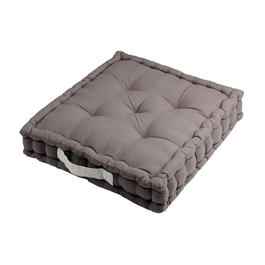 Coussin DUO Gris – Perle 45x45x10cm – 45x45x10cm • Gris – Stof