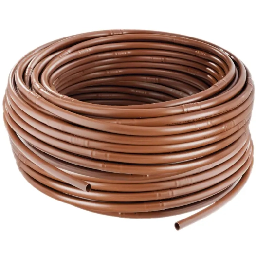 Tuyau Goutteurs Incorpores D16 50m Marron. 2l/H. - RAIN IRRIGATION