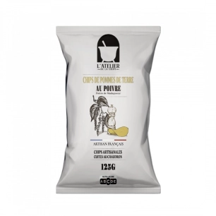 chips de pommes de terre au poivre de madagascar 125g - kerex