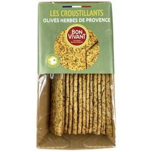 craquines olive herbes de provence 80 g - kerex