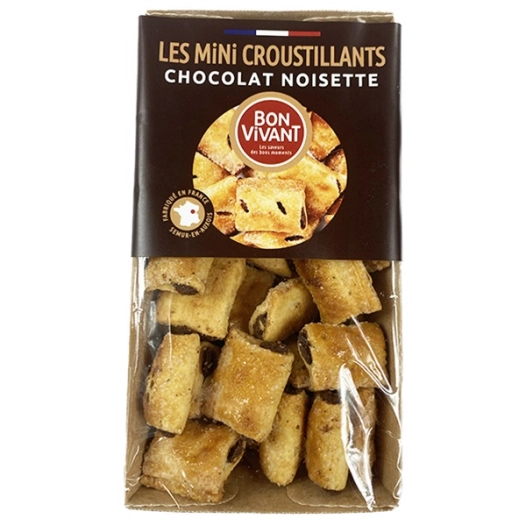 croustillants chocolat noisette 80 g - kerex