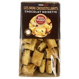 croustillants chocolat noisette 80 g - kerex