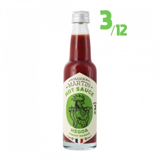 sauce piment gorria hegoa 3/12 100 ml - kerex