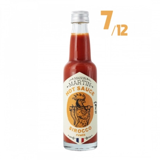 sauce piment fumee forte sirocco 7/12 100 ml - kerex