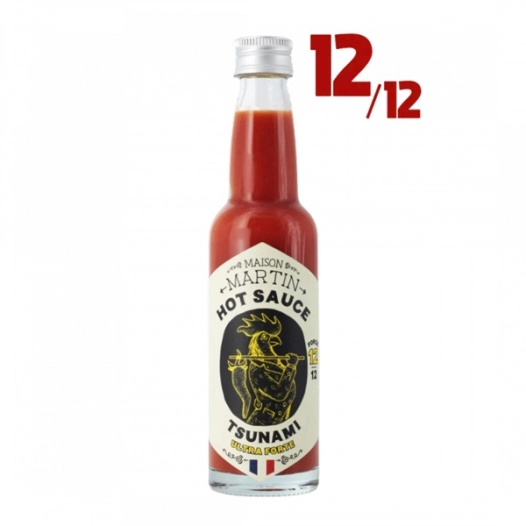 sauce piment pur cru tsunami 12/12 100 ml - kerex