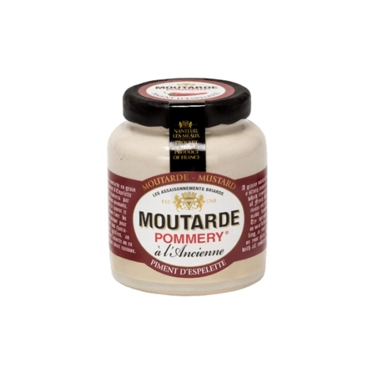 moutarde ã€ l'ancienne pommeryâ® au piment d'espelet - kerex