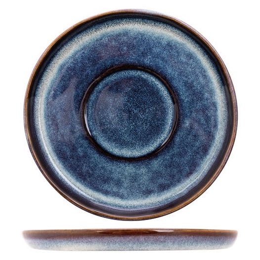 6 jade indigo sous-tasse d15cm - cosy et trendy billiet