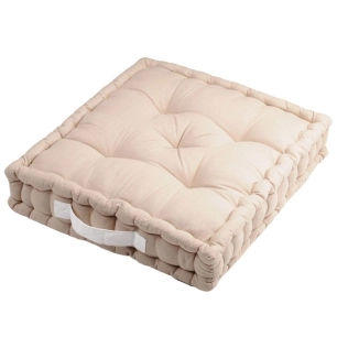 Coussin DUO STOF lin/ecru 45x45x10cm - STOF