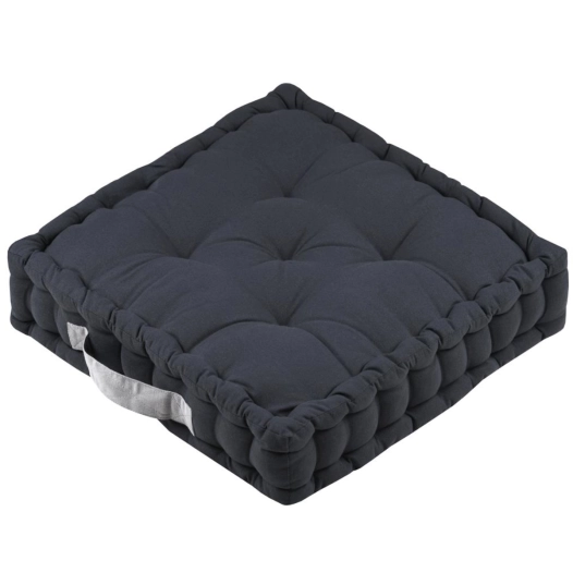Coussin DUO STOF anthracite/souris 45x45x10cm - STOF