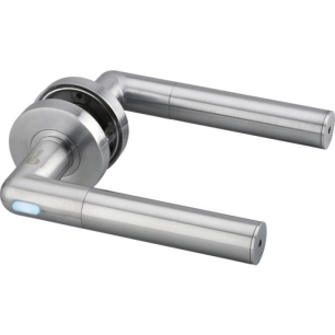 Poignée connectée gauche sur rosace - inox gauche - THIRARD