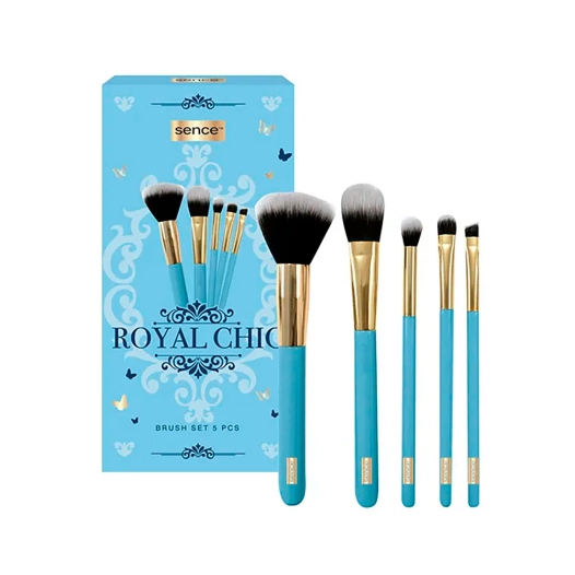 coffret de 5 pinceaux de maquillage