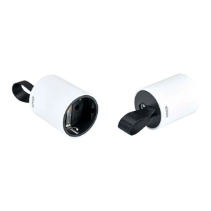 base mobile 2p+tt schuko sortie avant 16 a 250 v~ retrait facile blanc