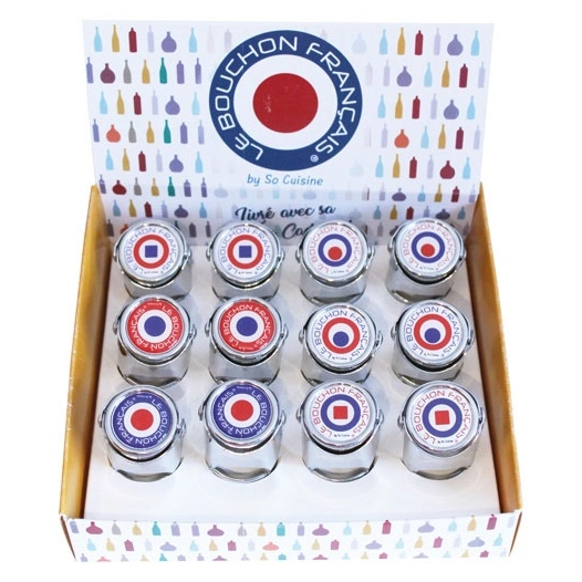 presentoir 12 bouchons champagne - roger orfevre