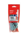 cheville duohm 5 x 55 mm avec vis empreinte pozidriv x 15 - fischer fixations