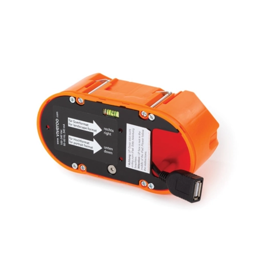 mountingset inwall - pour viveroo free - avec connecteur usb-a - 12w