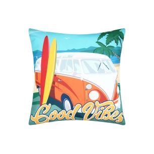 stof goodvibes coussin outdoor pétrole 45x45cm - stof
