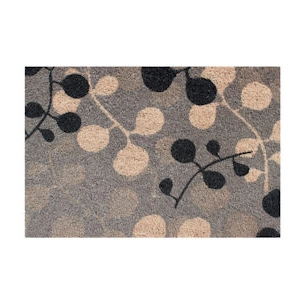 tapis brosse decormat coco 15mm leaves 40x60cm - decormat