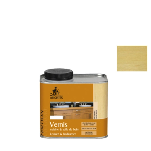 vernis bois les anciens ebenistes satin chêne clair 450ml - les anciens ebenistes